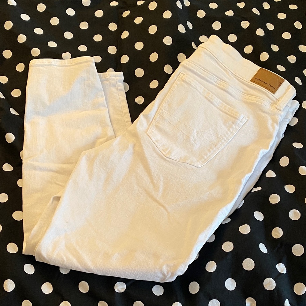 American Eagle Outfitters White Skinny Jeans